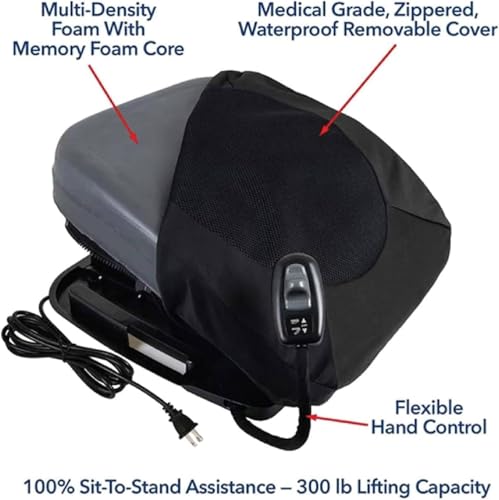 Coussin d’assistance de siège électrique 280 LB aide à la mobilité