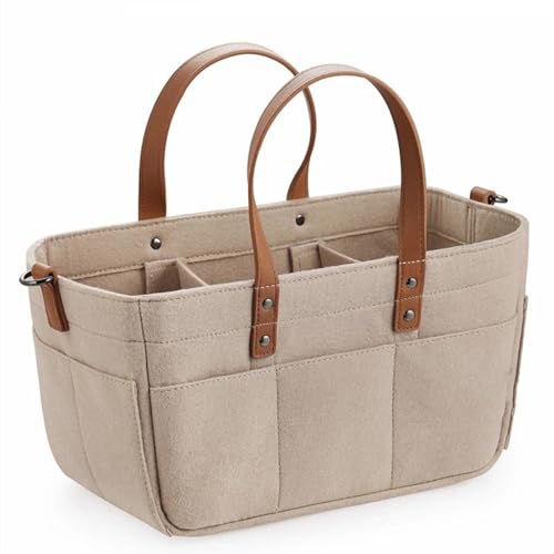 Cesto De Armazenamento Em Feltro Para Bebés Saco Para Fraldas Com Alças Mesa Para Mudar Fraldas Para Crianças