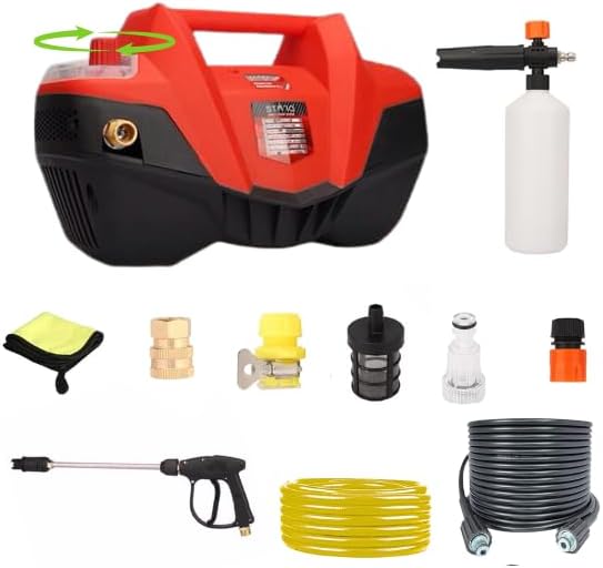 ResQTech PW101 Advance 1700 Watt 135 Bar High Pressure Washer for Car