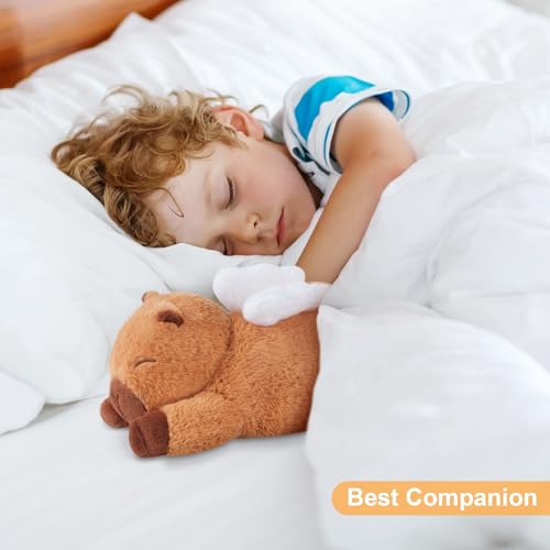 Image of SuzziPals Heatable & Coolable Angle Capybara Plush, Microwave Heating Pad Stuffed Animals for Soothing & Relaxation, Cute Plushies Capibara for Stress Relief, Capybara Gifts for Girls & Boy