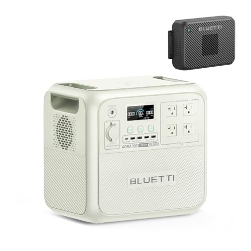 BLUETTI ポータブル電源 AORA 100 Charger 2 走行充電器セット 日本限定モデル 1152Wh リン酸鉄リチウム 10年長寿命 AC100V 定格出力1800W 2700W電力リフト機能 0.02秒UPS 1440W超急速充電 日本語画面 アプリ遠隔操作 耐熱防火設計 防災・キャンプ・車中泊に最適 50Hz/60Hz対応の商品画像（Amazon）