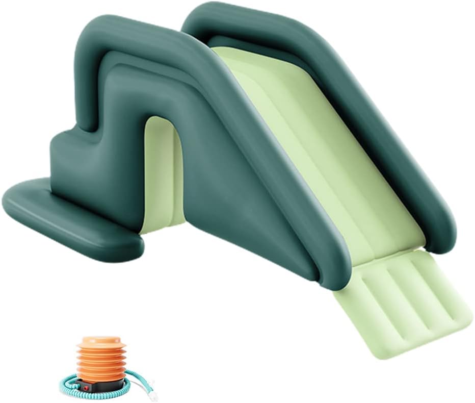 Inflatable Water Slide, Compact Inflatable Pool Slide Blow UP Water Slide with Blower, Wall Water Slide, Birthday Party Outdoor Summer Play Water Slide (B), Mrisata8409uaqnrk-37