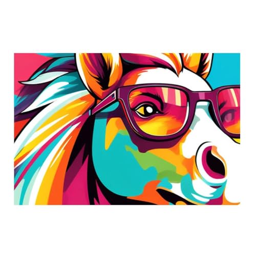 Poster Cheval Pop Art GAEKKO 60x40 cm : réveillez enfin vos murs blancs et vides
