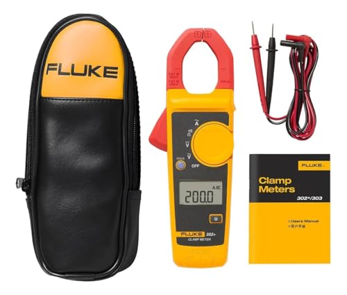 Fluke 302+ Digital Clamp Meter, 30mm Jaw, Measures AC Current to 400A, Measures AC/DC Voltage to 600V, Includes 2 Year Warranty - image 5