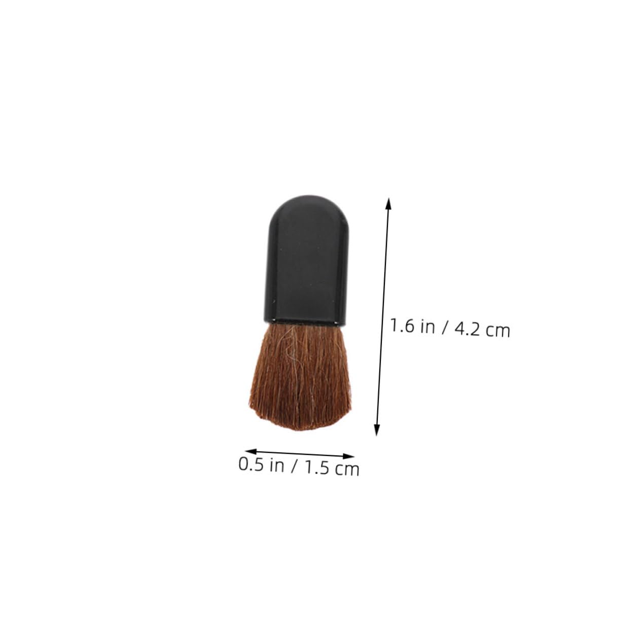 OSOLADY Elliptical Black Handle Hair Blush Brush 30pcs Makeup Foundation Brush Set Gentle and Soft Applicati