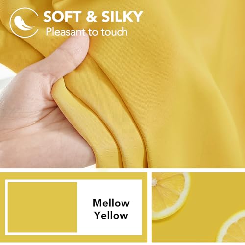 image for Deconovo Blackout Curtains for Bedroom Solid Room Darkening Rod Pocket