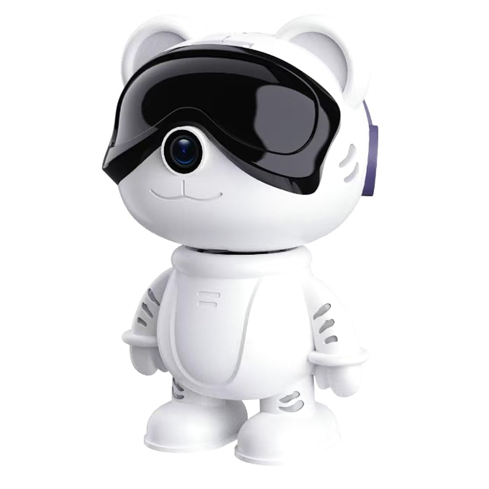 Caméra de surveillance intelligente blanche pour surveiller enfants