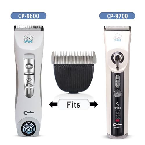 Image of Glucklich Codos Dogs & Cats Hair Trimmer Replacement Blade Head for CP-9600 / CP-9700, Black