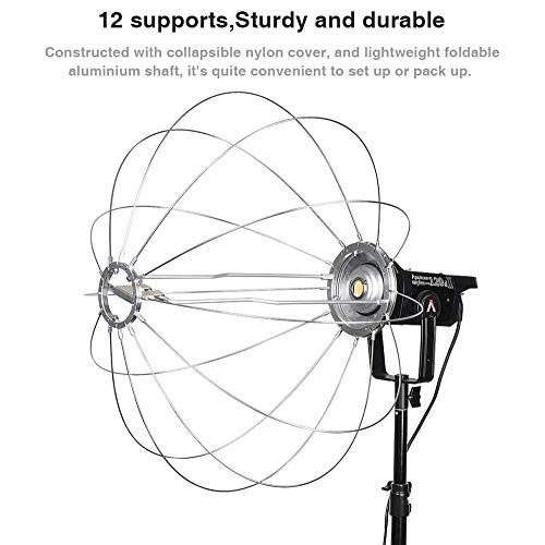 Aputure Lantern Softbox Soft Light Modifier,26inch, Quick-Setup Quick-Folding Aputure Space Light Upgraded for 300D Mark II 120D 120T 120D Mark II 300X and Other Bowens Mount Light by Aputure - Image 5