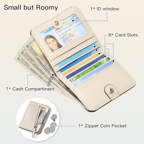 Image of RNIEGA Initial Wallet Women Small Teen Girl Gifts Trendy Stuff Girls Wallets Personalized Christmas Birthday Gift for Women Friends Daughter Granddaughter 6 7 8 9 10 11 12 13 Year Old Gold E