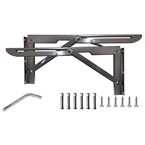 Table de salle à manger pliante compacte et rabattable de 120x40cm - 7