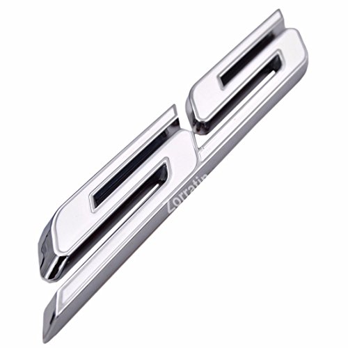 Zorratin 2016+ 5" Chrome Trim Ss Emblem Badge Plate Decal Self Adhesive For Chevy Impala Cobalt Camaro Holden 2016 2017 2018 2019 2020 2021 2022 Grille Trunk Lid Fender Side Dash Splash Guard #TOP1