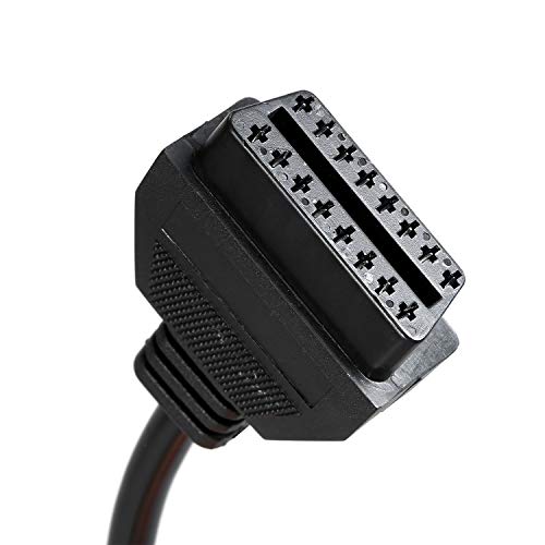 OBD-II 20pin a 16pin Adaptador de Diagnóstico Conversor de Substituição do Cabo de Extensão para Kia