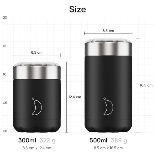 Image of Chilly's Food Pot - Leak-Proof, Premium Stainless Steel Reusable Food Container - Double-Walled Insulated for Hot or Cold Lunch Storage - Pastel Green - 300ml