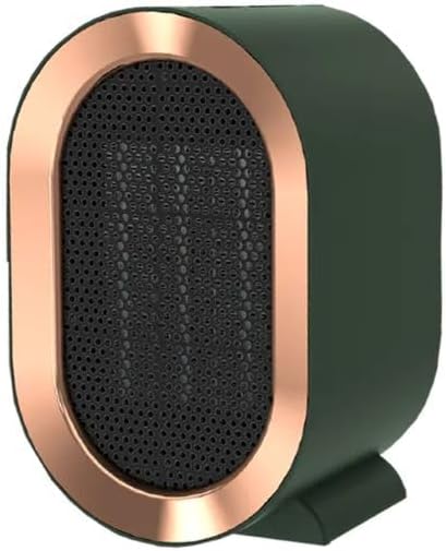 Keldante Nuevo Calentador eléctrico portátil Ventilador 1200 W PTC Calor de cerámica de 2 velocidades Mini de bajo ruido Calentador eléctrico para