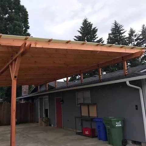 Miniatura 8 de The Official Patio Roof Riser - Soporte de poste - Diseñado y aprobado por código - Fabricado en los Estados Unidos - Herrajes para pérgola