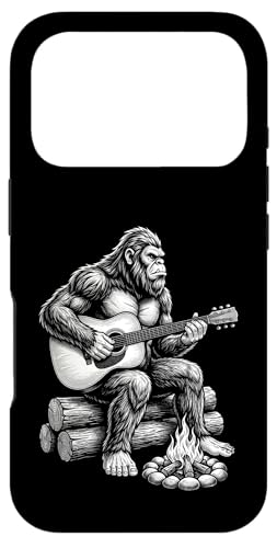 Campfire Big foot Playing Guitar Funny Sasquatch �X�}�z�P�[�X iPhone 17 Pro �p