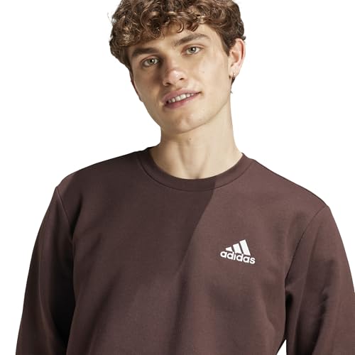Image of adidas Mens Cotton M Feelcozy Swt Crew Neck Sweatshirt