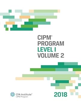 Paperback 2018 CIPM® Program Level I Volume 2 Book