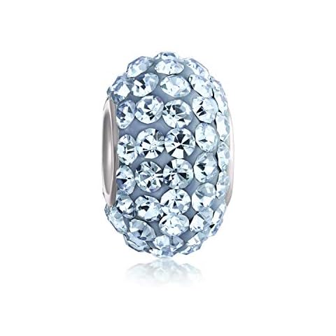 Bling Jewelry Sterling Silver Blue Topaz Bead Cover