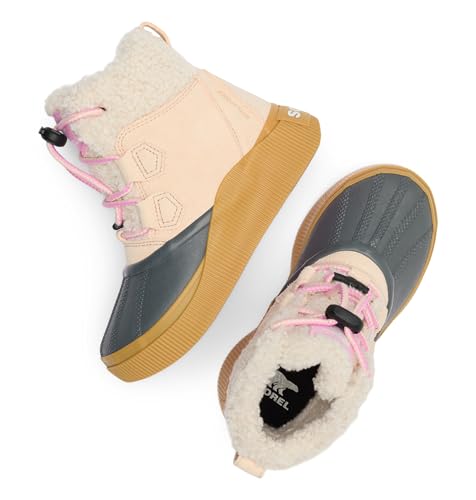 Image of Sorel Youth Out N About IV Chillz Waterproof Boot, Pearlescent /Gum 16, 2