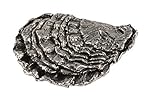 Oyster Pin, Pewter, 1.5 Inches, 100% Handmade in the USA, Ocean, Sea Shell, Beach, Nautical, Realistic, Metal, Lapel, Hat, Brooch, Gift, Jewlery, Over 3100 Unique Designs