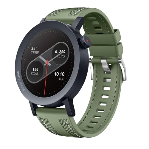 [Etsbaocy] �o���h CMF by Nothing Watch 3 Pro (2025)/Nothing Watch Pro 2/Pro �Ή� �����o���h �����x���g�ւ��x���g �V���R��+�i�C������ �_�炩�� - �O���[��