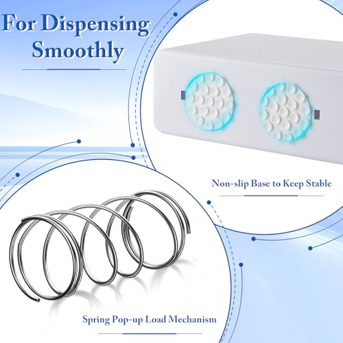 Image of Pollock Paper Towel Holder Dispenser Countertop Commercial,White-S