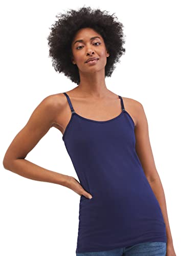 Motherhood Maternity Women's Maternity Clip Down Nursing Tank Top Cami, Navy, 2X #TOP8
