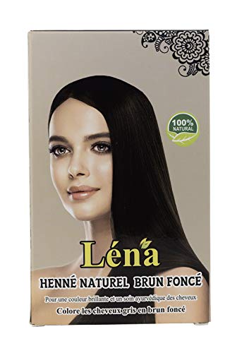 Hennax - Henna - Pulver - Haarfarbe - Dunkelbraune - Haarpflege - Glanz - Pflanzenhaarfarbe - 100% natürlich - 100 g Cover