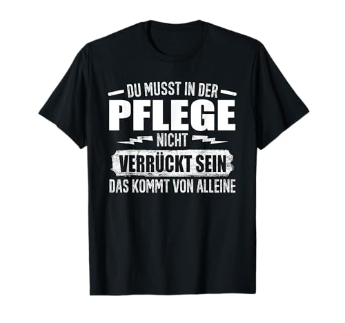 Altenpflege Seniorenpflege Lustiges Altenpflegerin Spruch T-Shirt