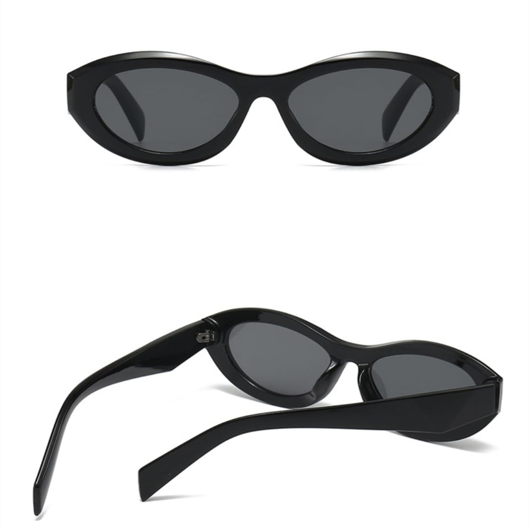 Gafas de sol de montura pequeña estilo ojo de gato para mujer, gafas de moda con protección UV400.