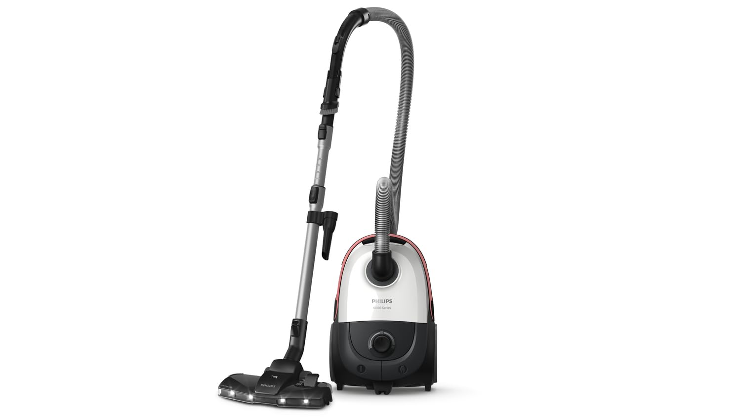 Aspirateur traineau avec sac - PHILIPS XD6122/12 - 900 W - 4 L - Blanc polaire