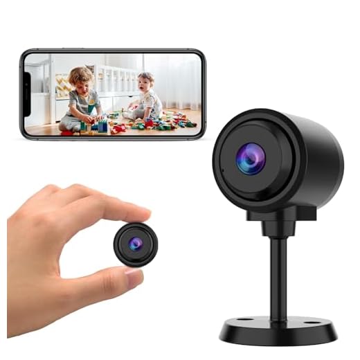 VSTARCAM Tiny Camera for Home Security 1Pcs, 2.4GHz WiFi Portable Battery Operated with IR Night Vision, Human Detection, 136° Wide Angle, Baby Monitor Small Motion Activated Camera