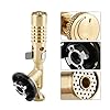 BBQ Flame Gun, Versatile Professional Portable Torch Brass Kitchen Cooking Gas Butane Culinary Torch Welding BBQ Flame Gun for Camping Home Professional Culinary School BBQ #5