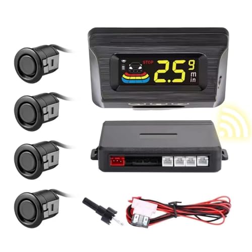 Capteurs stationnement PDC radar voiture sans fil avec moniteur LCD