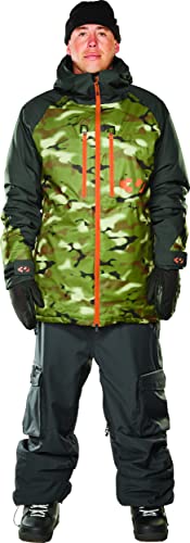Image of ThirtyTwo Mens Lashed Insulated Snow Sport Jacket - Camo | Small