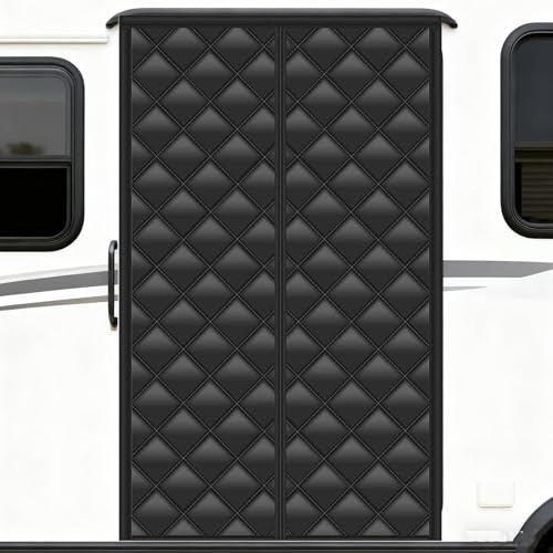 Rideau isolant camping-car housse magnétique pour portes pliantes
