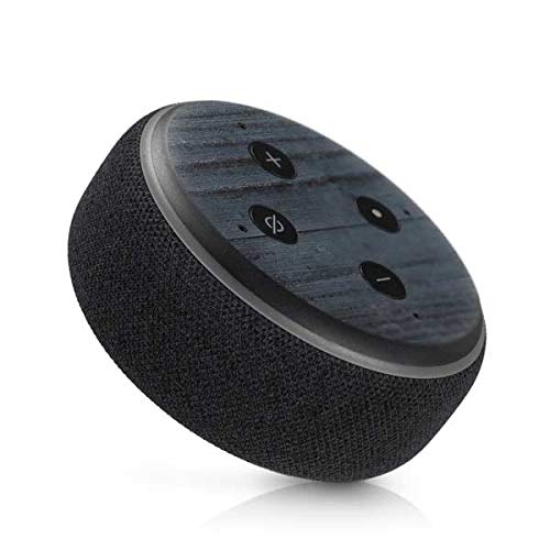 Skinit Decal Audio Skin Compatible with Amazon Echo Dot 3 - Officially Licensed Charcoal Wood Design