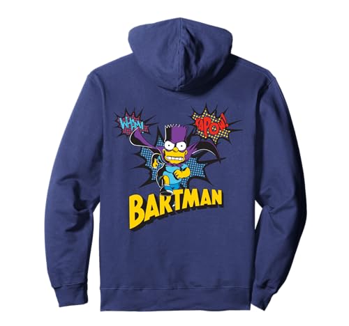 Les Simpsons Bartman Kapow Dynamic Adventure Comic Style Sweat à Capuche