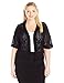 Robbie Bee Women's Plus-Size Short Sleeve Shrug Colored