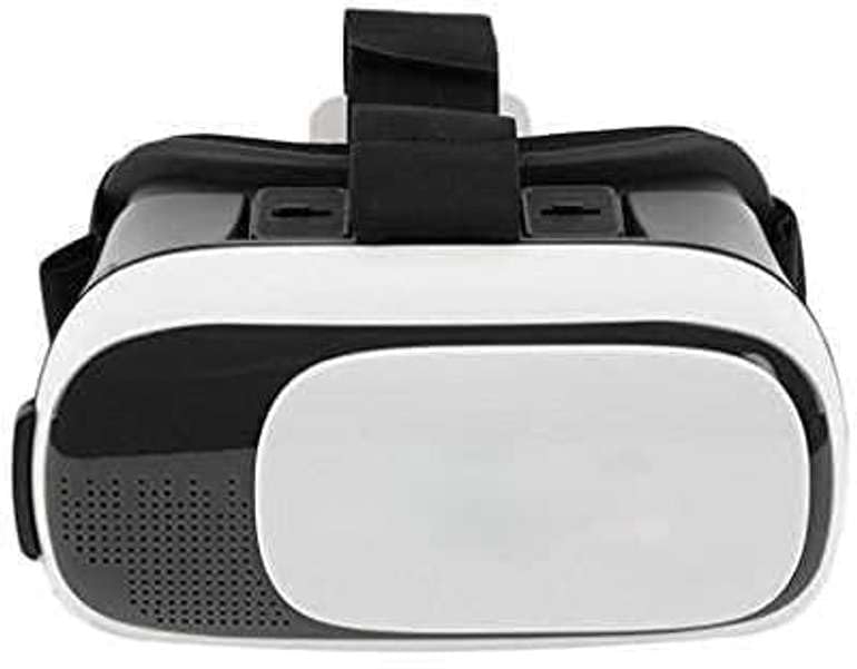 3D Virtual Reality Headset, Black & White, Adjustable Lenses, Lightweight Design with Head Strap, Compatible with 4-6 Inch Smartphones, for Movies & Gaming Toy Review India (Iknoor World )