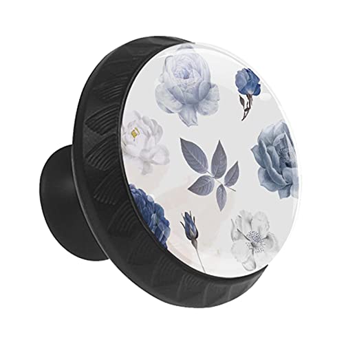 Bouton de tiroir rose bleue pour relooker facilement une commode usée - 3