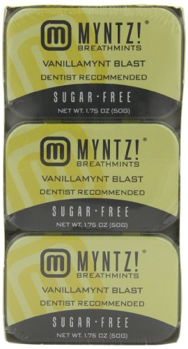 Myntz Vanillamynt Blast Breathmints, 1.75-Ounce Containers (Pack of 12)