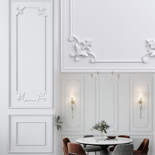 DoubleFill 63 x 24.4 Inch Wall Molding Kit French Style