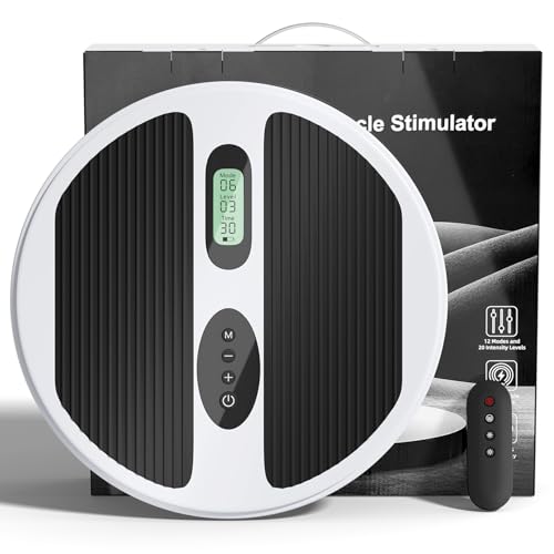 COWISH Medic Foot Massager for Circulation and Pain Relief, Rechargeable TENS & EMS Blood Booster Machine for Feet and Legs, Electric Stimulator for Neuropathy and Swelling in Ankles, Calves