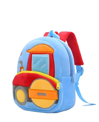 Image of Delicado Backpack for Kids, Cute Small Toddler Preschool Backpack Plush Cartoon Mini Bag for Children Nursery /School /Picnic /Travelling Bag for Baby Boy /Girl Age 1-5 Years