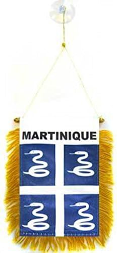1000 Flags Martinique Flag Car Window Hanging Pennant image 2