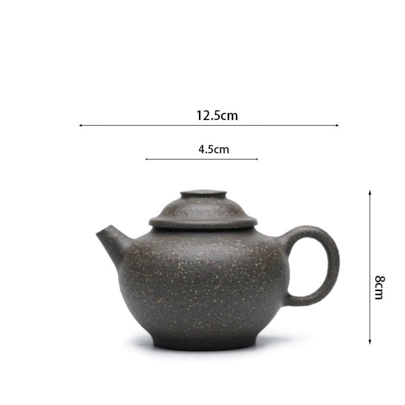 Kung-Fu-Teekanne für Zubereiten von Tee 210 ml Lila Ton Teekannen Handgemachte Topf Zisha Tee-Set Drink Multifunktionale Keramik Teekanne Chinesische Teekanne Keramik-Tee-Set