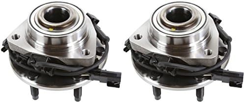 AutoShack HB613190PR Front Wheel Hub Bearing Pair of 2 Driver and Passenger Side Replacement for Chevrolet SSR Trailblazer EXT GMC Envoy XUV Envoy XL Saab 9-7x Buick Rainier Isuzu Ascender 4WD 6-Lug
